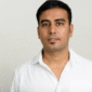 Customer giving five-star review for newspaper ad booking services